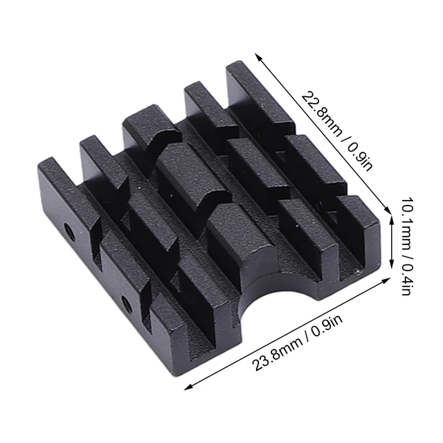 Alt view image 4 of 7 - M.2 2230 SSD Heat Sink Cooler, Double Sided Heat Sink with Silicone Pad for Desktops and Laptops, Mg Aluminum Alloy, Black