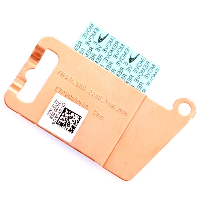 Alt view image 4 of 5 - Deal4GO 3rd Slot 2230 SSD M.2 Slot 3 Heatsink Cover Hard Drive Heat Thermal Shield YDKGW 0YDKGW for Dell Alienware M17 R3 M17 R4 Gaming Laptop