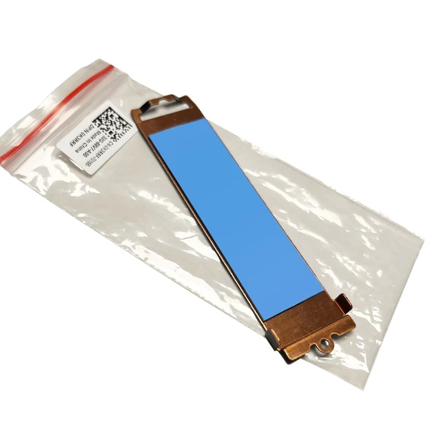 Alt view image 4 of 5 - BestParts M.2 2280 Solid State Drive Heatsink Shield Caddy Replacement for Dell Alienware M16 M18 R1 NVME Bracket Blue Thermal Material K3RRF
