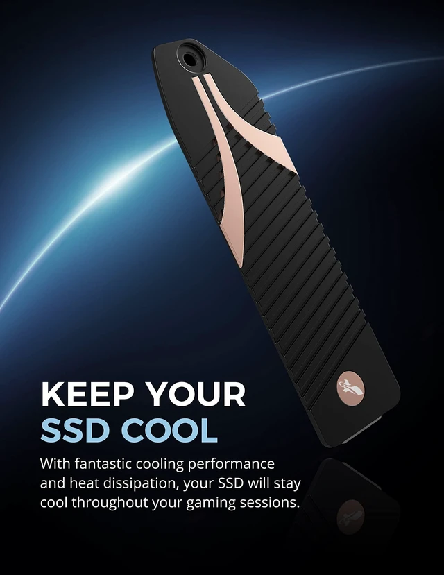 Alt view image 5 of 6 - SABRENT M.2 NVMe PS5 heatsink (SB-PSHS)