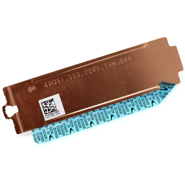 Alt view image 4 of 5 - Deal4GO 2nd 2280 M.2 SSD Heatsink Cover Slot 2 Thermal Shield 47W2D 047W2D Replacement for Dell Alienware M15 R2 M17 R2