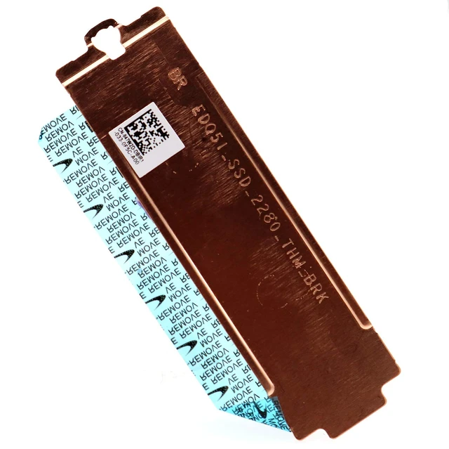 Alt view image 5 of 5 - Deal4GO 2nd 2280 M.2 SSD Heatsink Cover Slot 2 Thermal Shield 47W2D 047W2D Replacement for Dell Alienware M15 R2 M17 R2