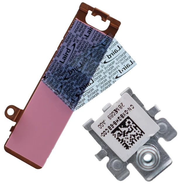 Alt view image 4 of 5 - Deal4GO M.2 2280 SSD Heatsink Thermal Shield 6GFVV w/ SSD2 Support Bracket X8GH8 Replacement for Dell G15 5530 5535 G16 7630 7635