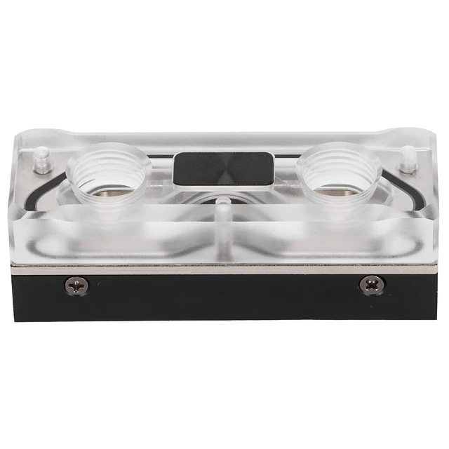 Alt view image 4 of 7 - Acogedor M.2 NVME SSD Water Block, G1/4 Water Cooling Aluminum Heatsink Cooler with Silicone Thermal Pad for PC Custom Cooling System