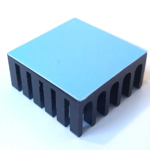 Alt view image 4 of 7 - Easycargo 10pcs 22mm Heatsink Kit 22x22x10mm + 3M8810 Thermal Conductive Adhesive Tape, Cooler Heat Sink for Cooling Raspberry Pi SSD PS5 M.2 SSD NVMe 2280 GPU IC Chips VRAM VGA RAM (22mmx22mmx10mm)