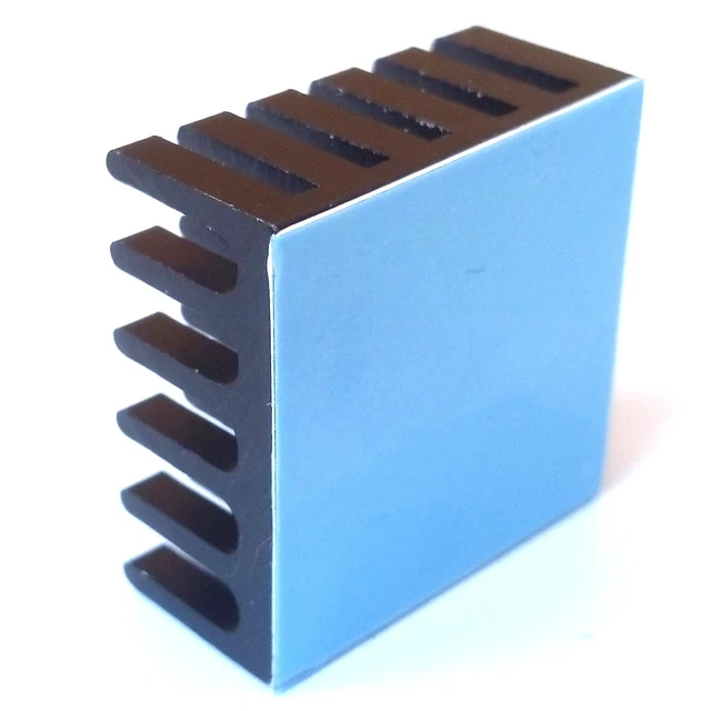 Alt view image 5 of 7 - Easycargo 10pcs 22mm Heatsink Kit 22x22x10mm + 3M8810 Thermal Conductive Adhesive Tape, Cooler Heat Sink for Cooling Raspberry Pi SSD PS5 M.2 SSD NVMe 2280 GPU IC Chips VRAM VGA RAM (22mmx22mmx10mm)