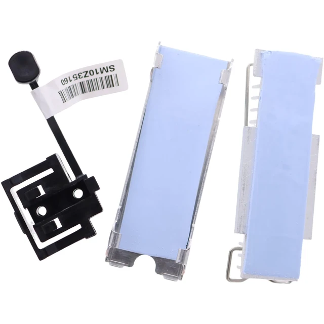 Alt view image 4 of 7 - Deal4GO M.2 SSD Support Bracket 5M10U50407 w/ 2280 Heatsink Thermal Pad 5H40U92990 Replacement for Lenovo ThinkCentre M70s M70t M80s M80t M90s M90t P350