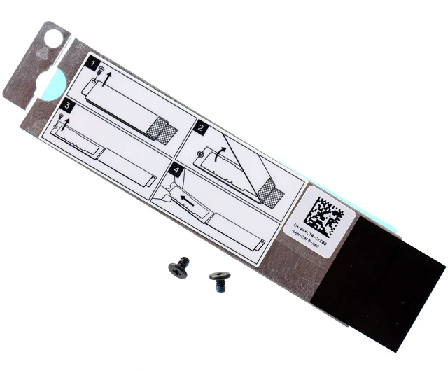 Alt view image 3 of 5 - Deal4GO Slot 2 Second 2280 M.2 SSD Heatsink Cover Hard Drive Heat Shield 0KKCTR KKCTR for Dell G7 15 Gaming Laptop 7500 7700