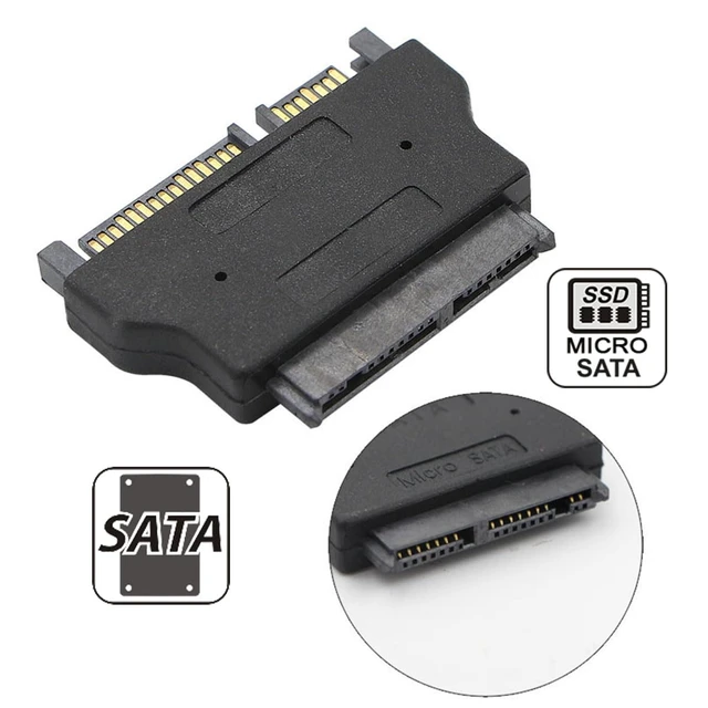 Alt view image 5 of 7 - JSER 1set USB 3.0 to SATA 22Pin & SATA to 16Pin Micro SATA Adapter for 1.8" 2.5" Hard Disk Driver with Extral USB Power Cable