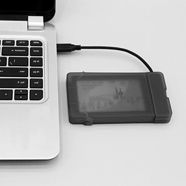Alt view image 5 of 7 - Vantec USB 3.1 Gen 2 Type-C 2.5" SATA SSD/HDD Storage Adapter (CB-STC31-2PB) , black