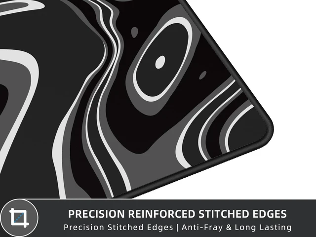 Alt view image 4 of 7 - Lanzethix XXL Gaming Mouse Pad, Large Desk Mat 35.4 × 15.7 Inches | Premium Rubber Base & Low-Friction Smooth Cloth Surface, Splash Resistant, Stitched Edges, Ideal for Gaming, Work & Daily Use