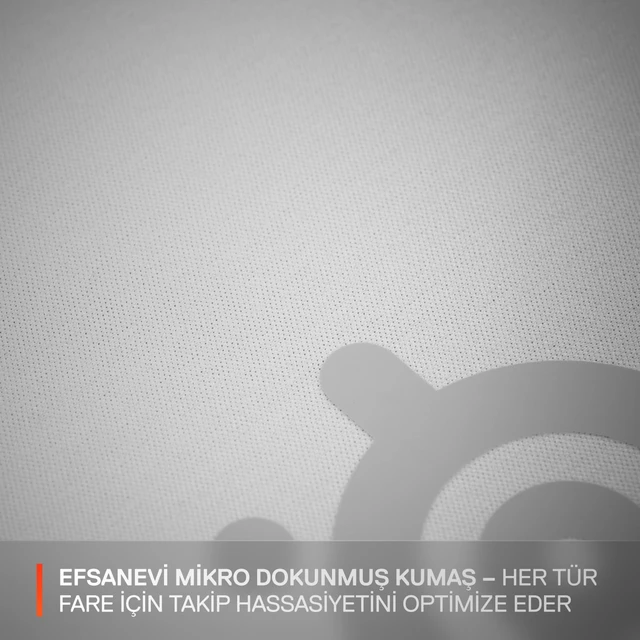 Alt view image 3 of 7 - SteelSeries QcK Mouse Pad (Medium) - White - Non-Slip Rubber Base - Best Tracking - Optimized for Gaming Sensors - 320mm x 270mm - FPS, MOBAs, RTS, MMO