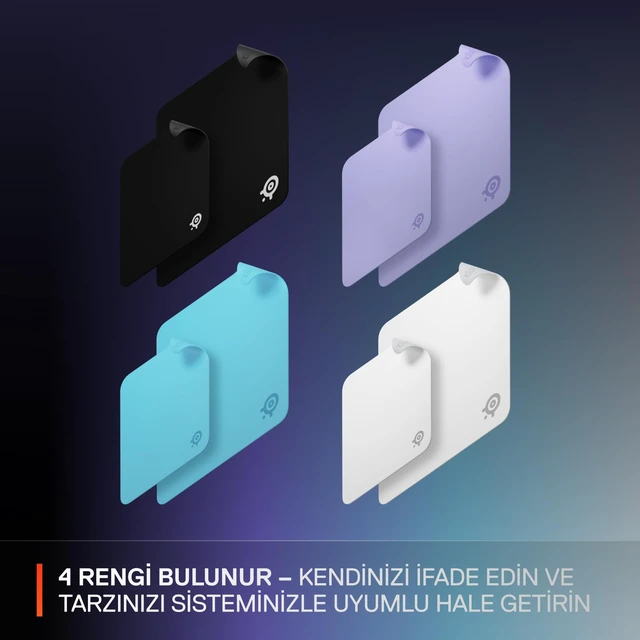Alt view image 6 of 7 - SteelSeries QcK Mouse Pad (Medium) - White - Non-Slip Rubber Base - Best Tracking - Optimized for Gaming Sensors - 320mm x 270mm - FPS, MOBAs, RTS, MMO