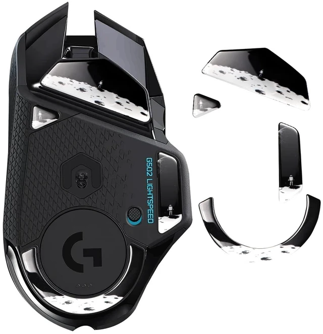Main image of immoenuc Glass Mouse Skates for Logitech G502 Lightspeed Wireless Gaming Mouse Feet Pads Smooth Durable Game Mouse Accessories Slimmer Toughened Glass Fabrication (Earth Pattern)