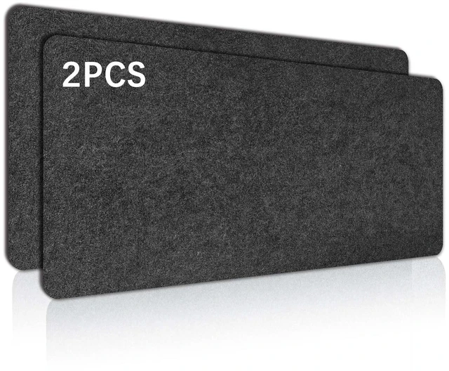 Main image of 2 PCS Large Felt Desk mat, 40''x16'' with Non-Slip Full Desk Mouse Pad,Office Computer Desk for Keyboard Mat,Felt Desk Mat for Desk Pad Protector100x40cm