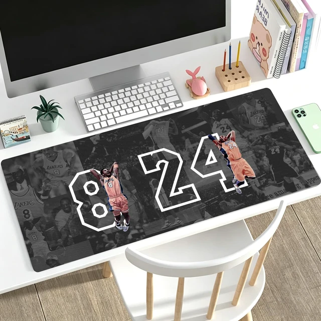 Alt view image 3 of 6 - RTGGSEL 31.5x11.8 Inch Non-Slip Long Extended Large Gaming Mouse Pad with Stitched Edges XL Laptops Keyboard Mouse Mat(8&24)
