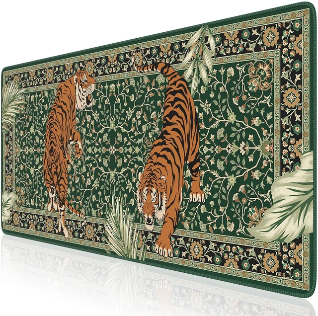Main image of HAOCOO Large Gaming Desk Pad Mat, Non-Slip Desk Mouse Pad(Green) | 35.4" x 15.7" Computer Pad, Waterproof Desk Cover, Smooth Surface Gaming Workspace Accessory