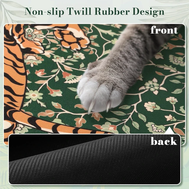 Alt view image 4 of 7 - HAOCOO Large Gaming Desk Pad Mat, Non-Slip Desk Mouse Pad(Green) | 35.4" x 15.7" Computer Pad, Waterproof Desk Cover, Smooth Surface Gaming Workspace Accessory