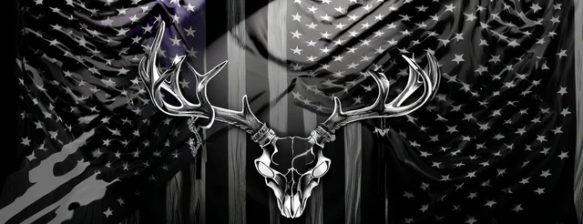Alt view image 7 of 7 - Large Gaming Mouse pad,Black Wood Grain USA American Flag Hunter Deer Anti Slip Rubber Base Mouse pad, Suitable for Computer, Laptop, Office Desk Accessories