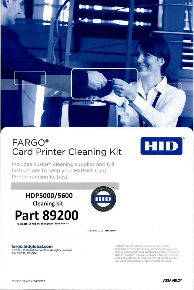 Alt view image 5 of 5 - Fargo Cleaning Kit 89200 for HDP5000 & HDP5600 Printers