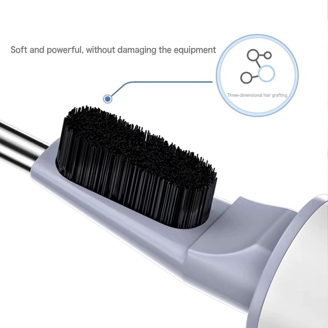 Alt view image 4 of 7 - Cleaning Kits for Airpods Pro 1 2 3 Multi-Function Cleaner Pen Soft Brush for Bluetooth Earphones Case Cleaning Tools for iPhone 16 15 Pro Max Lego Camera Lens (White).