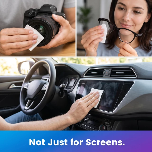 Alt view image 7 of 7 - Arme Computer Screen Cleaner Wipes,Individually Wrapped,240 PCS | Streak-Free&Scratch-Free Screen Wipes for Electronics,Monitors,Phones,Tech,Laptops, Computers, Ocean&Lavender Scent