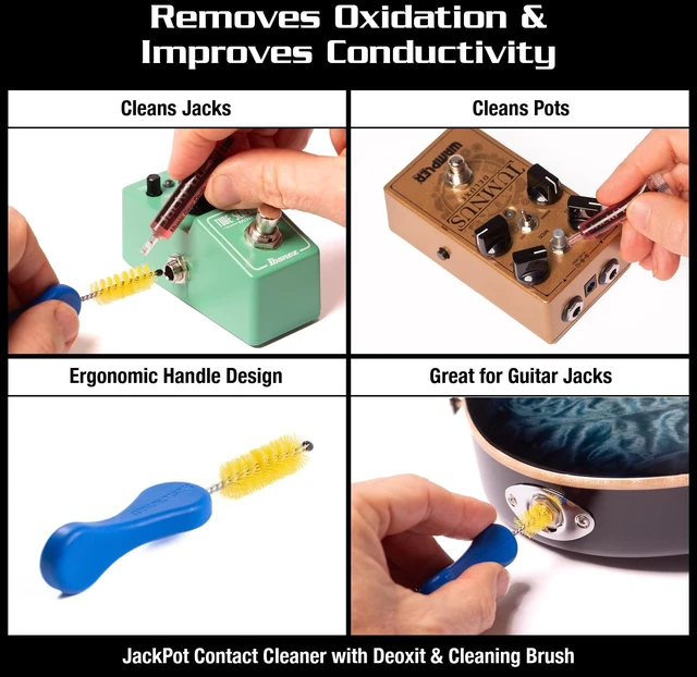 Alt view image 5 of 6 - MusicNomad 12 pc. Guitar Pedal Cleaning and Care Kit for Guitar & Bass (MN286)