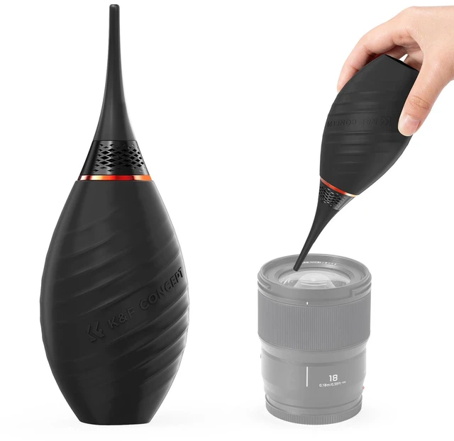 Main image of K&F CONCEPT Soft Tip Strong Air Blower with Long Nozzle,Highly Elastic | Made of Silicone Material,Dual-Valve Silicone Blower,Ergonomic Design for a Comfortable Grip,for Cleaning Lenses Filters,MB02
