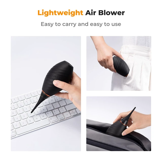 Alt view image 6 of 7 - K&F CONCEPT Soft Tip Strong Air Blower with Long Nozzle,Highly Elastic | Made of Silicone Material,Dual-Valve Silicone Blower,Ergonomic Design for a Comfortable Grip,for Cleaning Lenses Filters,MB02