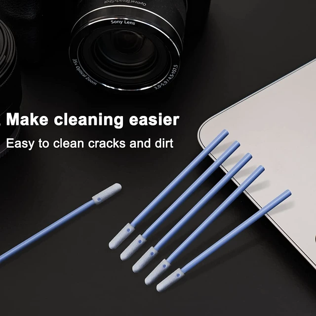 Alt view image 6 of 7 - Wellgler's Foam Cleaning Swabs, Lint Free Foam Tip Swabs Kit,for DTF Printer Printhead Maintenance, Electronics, Gun Cleaning, Car Detailing and Cleanroom Use (4Types, 200 Pack)