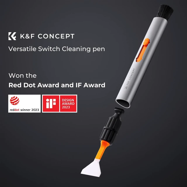Alt view image 2 of 7 - K&F CONCEPT 6 in 1 Camera Cleaning Kit for Canon Nikon Camera Clean | Full Frame Cleaning Wand X2,Strong Blower,Microfiber Cleaning Cloth X2 Machine Washable and Reusable,Replaceable Cleaning Pen