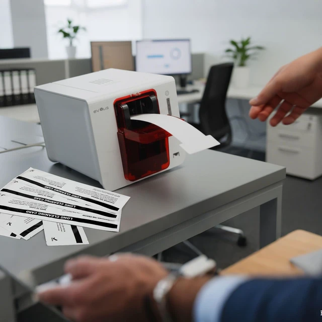 Alt view image 5 of 5 - Feifeiya Set of 10 Cleaning Cards Kit for ID Card Printer | Daily Maintenance with Cleaning Kit, Keep Printing Performance, Print Head Clean, Extends Device Life