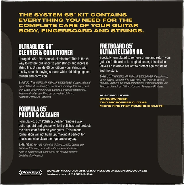 Alt view image 3 of 3 - Jim Dunlop System 65 Guitar Tech Kit