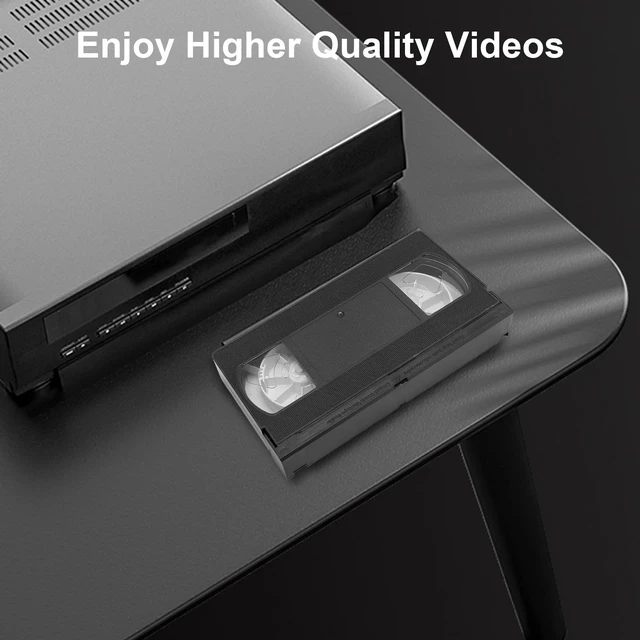 Alt view image 7 of 7 - Vhs Vcr Head Cleaner Tape, Dry Reusable Up to 50 Uses | Video Head Cleaning Kit, ABS, Black, Dry Type, for VCR and VHS Players, Reusable, Up to 50 Uses, No Liquids
