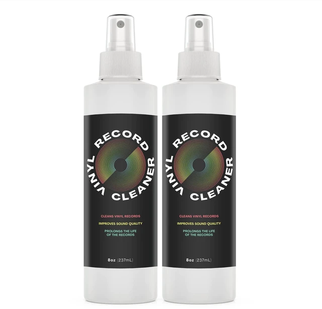 Main image of Impresa Record Cleaner Spray Refill - 2 x 8 Fl Oz Removes Dust & Static with Vinyl Cleaning Fluid - Enhances Audio Clarity with Vinyl Record Cleaner Spray