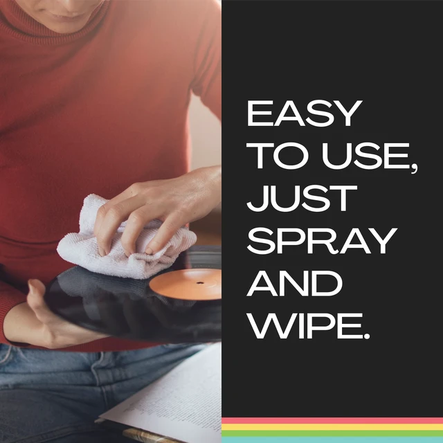 Alt view image 3 of 7 - Impresa Record Cleaner Spray Refill - 2 x 8 Fl Oz Removes Dust & Static with Vinyl Cleaning Fluid - Enhances Audio Clarity with Vinyl Record Cleaner Spray