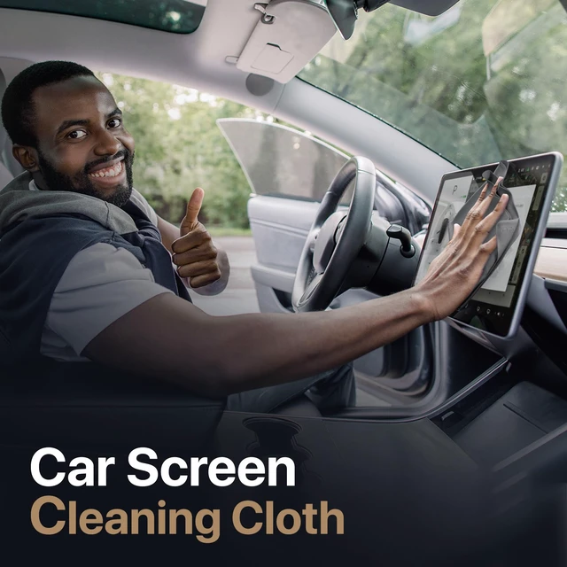 Alt view image 7 of 7 - Kuzy 3 Pack Premium Microfiber Cleaning Cloth - MacBook Screen Cleaner Keyboard Cover Imprint Protection Accessories - Laptop Screen Cleaner Cloth - Eyeglass Lens Glasses Cleaner, 3 Pack - Gray