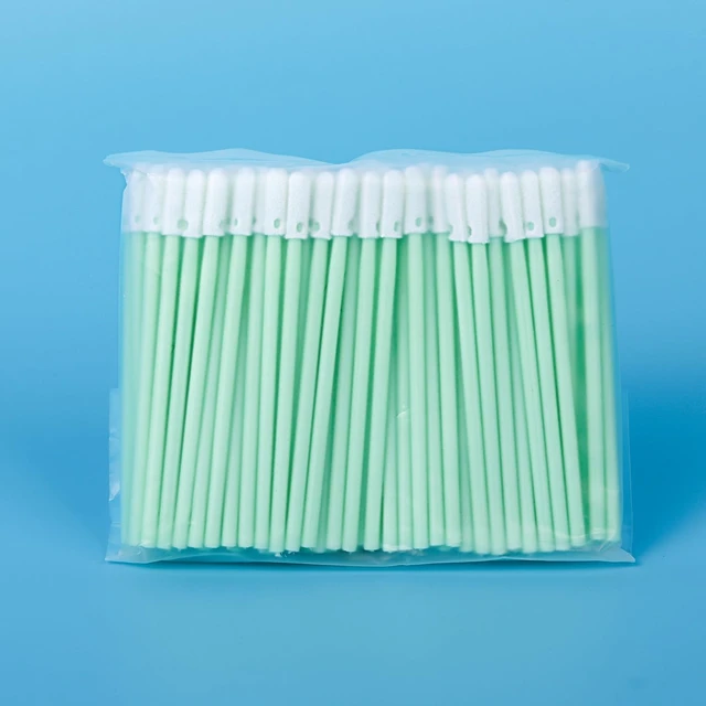 Alt view image 4 of 7 - 200-Pack Fiber Optic Cleaning Swabs, 1.25mm + 2.5mm for LC/SC/ST Connectors | Lint-free foam tips, securely bonded no residue, fiber ports, camera lenses, precision electronics, craft projects