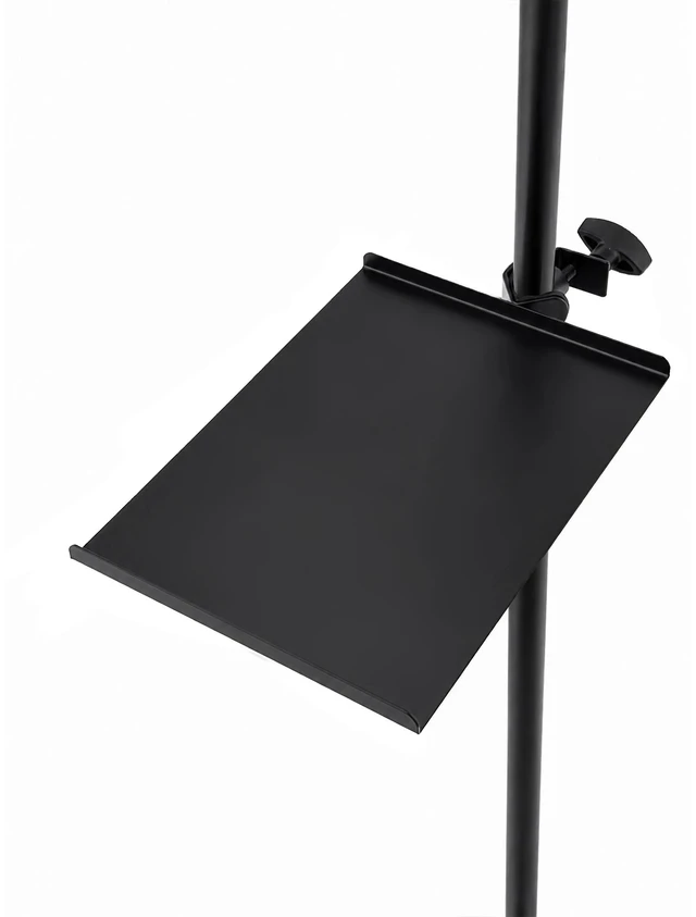 Main image of Drum Accessory Tray with Clamp, Percussion Table for Drum Set, Microphone Stand Tray, Clamp-On Drum Shelf, Adjustable Holder for Drumsticks, Headphones, Phones & Accessories, 7.5 x 9.5 inch