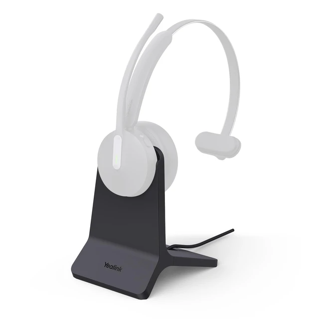 Alt view image 4 of 7 - Yealink BHC70 Charging Stand for BH70 Bluetooth Headset & WH64 Hybrid Headphone, 90min Fast Charging, NO Power Adapter Needed, NO Headset Control Function, 1.2m USB-A Cable (ONLY Charging Stand)
