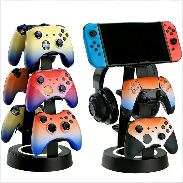Alt view image 4 of 5 - KELJUN Controller Holder Stand for Gamepads and Headphones | A-Shape,Universal fit,Stable,Display,Non-slip,Gamer gift
