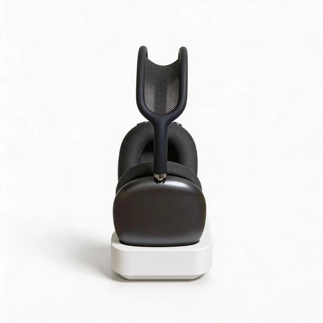 Alt view image 7 of 7 - Headphone Stand Dock for AirPods Max 1 & 2, Sleep Mode Supported (White) | Airpods Max Stand Holder for Battery Saving, Stable No Wobble, Seamless Perfect Fit