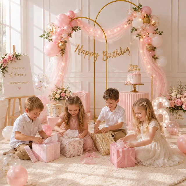 Alt view image 6 of 6 - 2 Pack Arch Backdrop Stand (7.2FT/6FT), Balloon Arch Stand | Metal Background Arch Stand, Backdrop Arch Frame, Wedding Arch for Backdrop