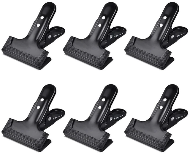 Main image of KAGYOKU Backdrop Spring Clamps - 6 Pack of 4" Heavy Duty Clips | Heavy Duty Clips, Photography Background Stands, Woodworking, Home Improvement Projects
