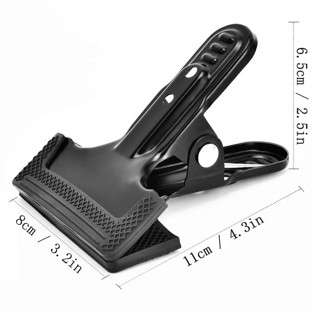 Alt view image 5 of 7 - KAGYOKU Backdrop Spring Clamps - 6 Pack of 4" Heavy Duty Clips | Heavy Duty Clips, Photography Background Stands, Woodworking, Home Improvement Projects
