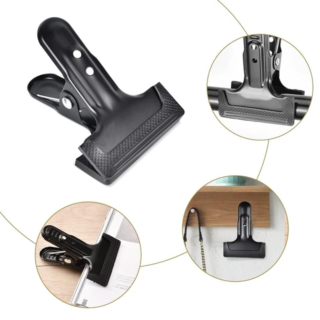 Alt view image 6 of 7 - KAGYOKU Backdrop Spring Clamps - 6 Pack of 4" Heavy Duty Clips | Heavy Duty Clips, Photography Background Stands, Woodworking, Home Improvement Projects