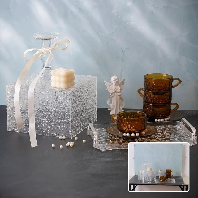 Alt view image 4 of 5 - Product Photography Backdrops 22.5 x 34.5 in,XL Photo Backdrop Board Kit, 10 Pcs 20 Patterns Double-Sided Background Papers, Flat Lay Props for Food Jewelry Cosmetics Photos