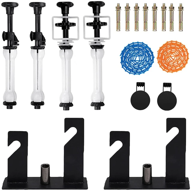 Main image of ZLY Double Backdrop Roller Wall Mounting Manual Photo Background Support | Backdrop Ceiling Holder,for Photography, Live Streaming, Including 2 Double Hooks, 4 Expand Bars, 2 ChainsEight Screws