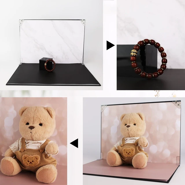 Alt view image 6 of 7 - Product Photography Backdrops, 8PCS 16Patterns Photo Backdrop Board | Photo Background for Food, Jewelry, Beauty and other Small Products, For UGC Content Creators, Small Business, 16.5x11.5in