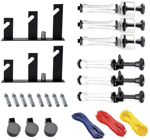 Main image of ZLY 3 Roller Backdrop Wall Mount Manual Background Support Ceiling Holder | Backdrop Roller System for Home Studio Live Stream Game Video, Including 2 Double Hooks, Expand Bars,3 Chains,Eight Screws